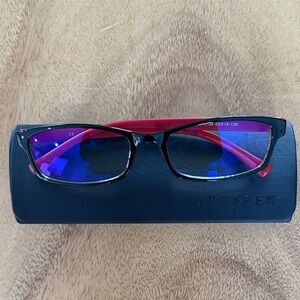 Black and Red Women's Glasses